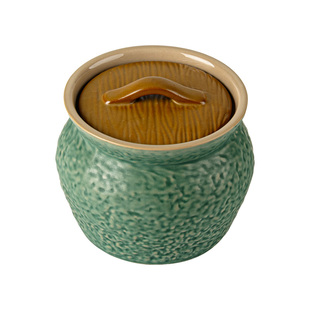 陶瓷隔水炖盅瓦罐炖盅汤盅一人食小罐汤商用沙县小吃陶罐带盖汤煲