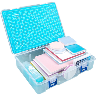 橡皮章雕刻套装材料包新手入门手工diy雕刻刀橡皮砖素材印泥章转印水硫酸纸可揭可撕夹心初中美术版画篆刻章