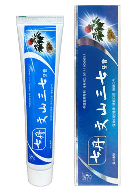 云南七丹三七植物牙膏100g正品