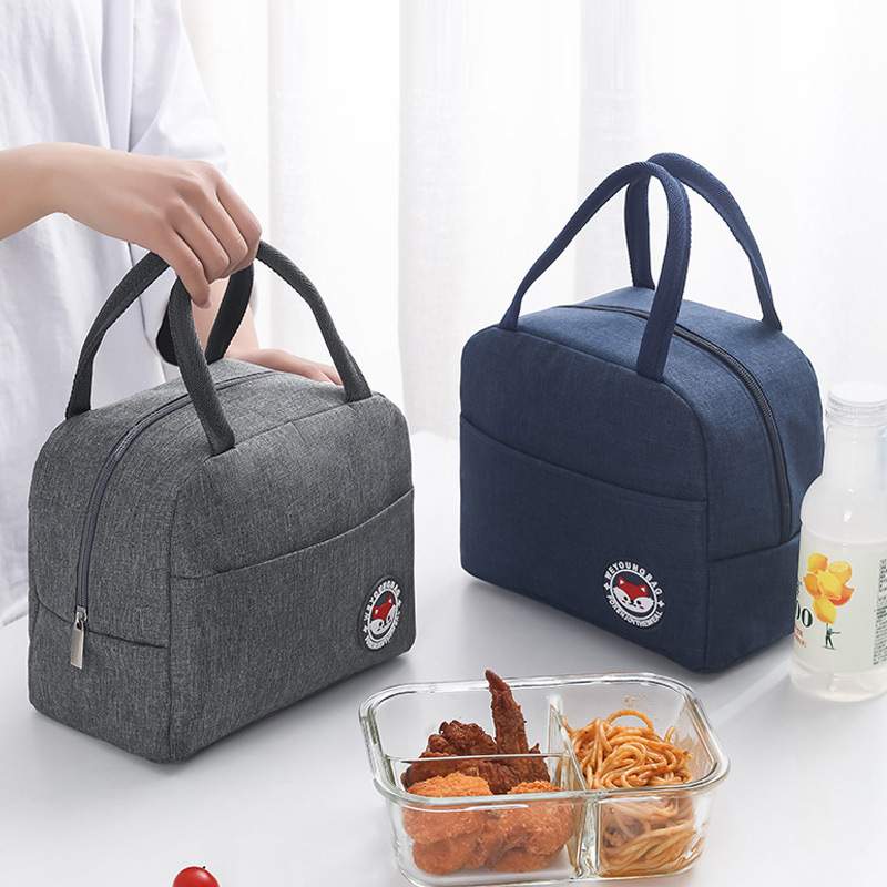 饭盒袋保温手提便当包袋便当铝箔保温袋加厚袋手提饭盒隔热包袋