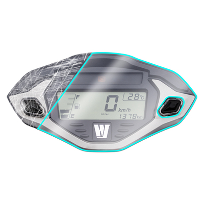 适用豪爵usr125大灯熏黑仪表