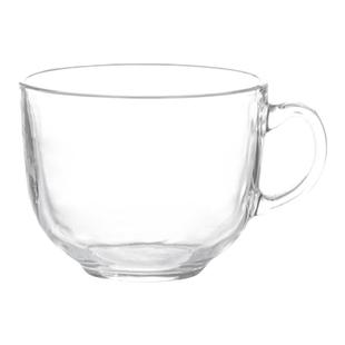 玻璃杯燕麦碗早餐杯子家用女牛奶杯大容量带盖带勺带把酸奶杯大号