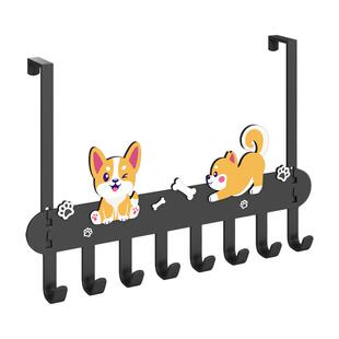 门后挂钩挂衣架卧室衣服挂架免打孔墙壁收纳置物架门上衣帽挂衣钩