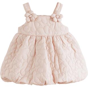 马克珍妮女童立体花朵绗棉花苞裙 宝宝红色吊带裙秋冬新款551595