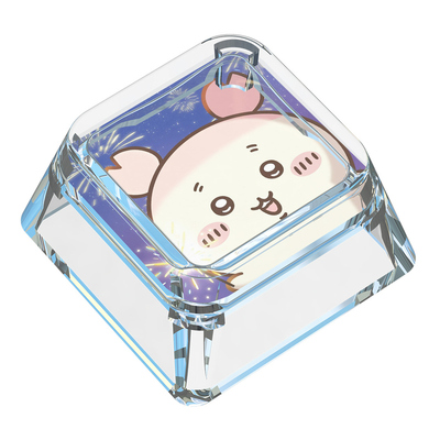 新年烟花秀键帽单个chiikawa乌萨奇飞鼠卡通可爱机械键盘透明键帽