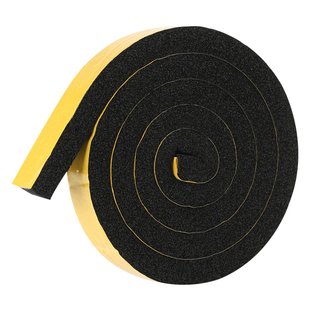 鑫立秀黑色柔软高弹性EPDM三元乙丙单面胶自粘橡胶海绵胶带汽车中控机械机器电子设备防尘隔音泡棉门缝密封条