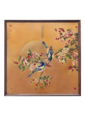 玄关餐厅装饰画新中式新家装饰