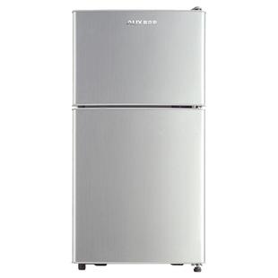 奥克斯冰箱家用小型双开门宿舍租房办公室迷你电冰箱双门一级节能