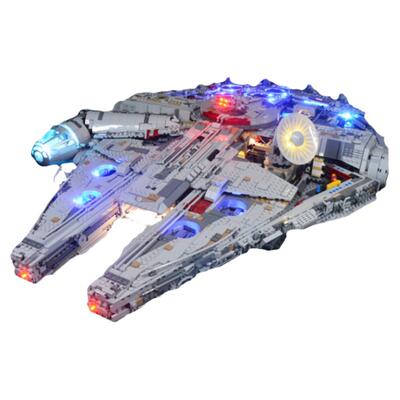 可匀适用乐高千年隼灯饰LED