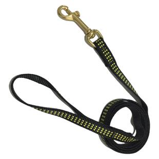 马犬东德牧牵引训犬随行短牵金毛训练短绳宠物狗铜扣一步牵遛狗绳