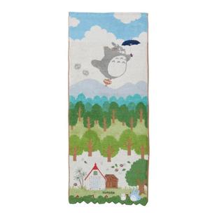 包邮出口日本龙の猫纯棉毛巾松软面巾清新精美刺绣洗澡洗脸巾