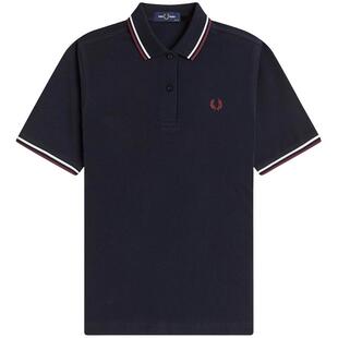 FRED PERRY女装翻领短袖polo衫2026夏季新款麦穗刺绣上衣G3600