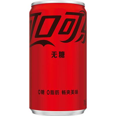 无糖可口可乐摩登罐330ml整箱