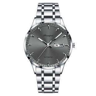 无电池超薄全自动真机械表陀飞轮男士手表高档双日历夜光防水简约