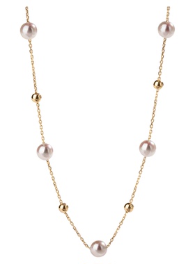 七夕礼物满天星珍珠项链小版诸暨淡水珍珠项链女天然正品珍珠颈链