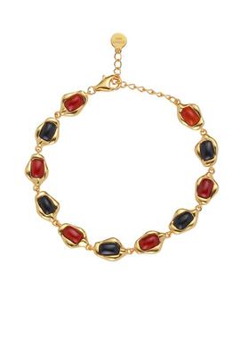 ZIVGREY黑红玛瑙复古手链