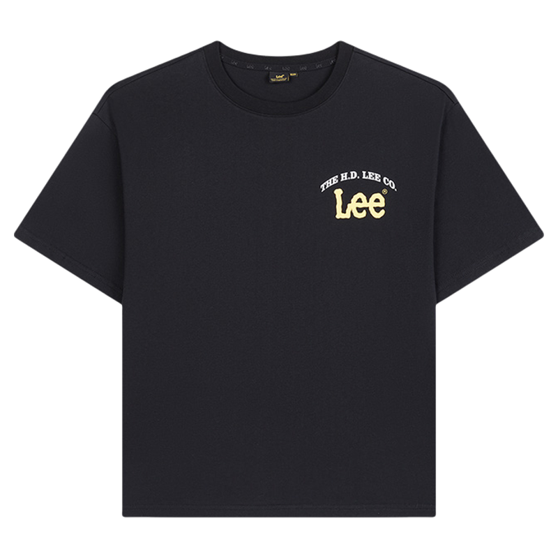 Leekids夏季透气字母短袖T恤