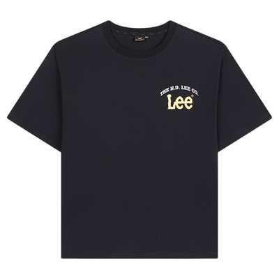 Leekids夏季透气字母短袖T恤