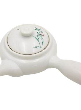 日式侧把茶壶陶瓷耐热复古茶具