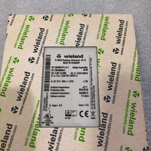 溢价-威琅WIELAND 安全继电器SP-SDIO84-P1-K-