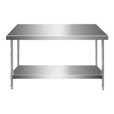 不锈钢工作台厨房操作台灶台架案板家用台面切菜烧饭配菜平面桌子