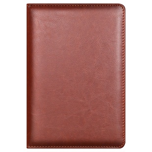 商务办公笔记本本子会议记录本加厚A5PU皮质记事本A4工作B5大号封面可印logo2025年新款软皮日记本皮面红色