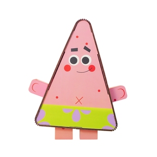 【X11】AREA-X海绵25周年 海派甜心派对木偶趣味展示摆件潮玩