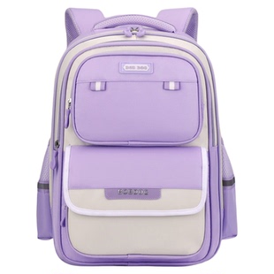 巴布豆男童书包小学生13年级护脊减负儿童7-16岁轻便防水双肩背包