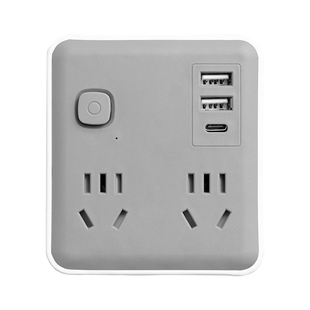 家用转换器带usb快充充电纯铜万能转换插头多插位插座无线插板