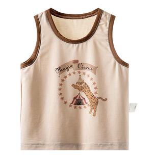 [魔幻剧场]aqpa爱帕儿童背心莫代尔夏季薄款婴儿护肚背心宝宝外穿