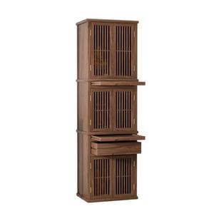 三层财神关帝佛龛神台柜祖先带门佛像供奉台佛柜供桌地主立柜家用