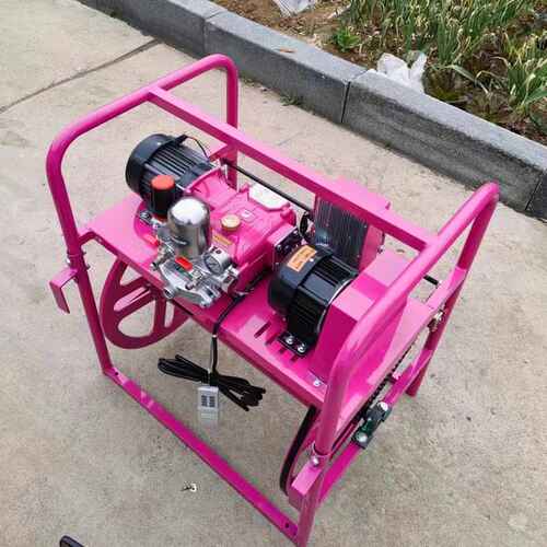 批发新款精德48V60V电动打药机 三轮车悬挂式喷雾器 高压果园打药