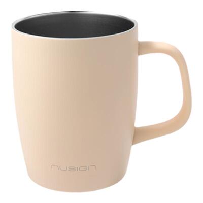 纽赛不锈钢马克杯带盖大容量水杯