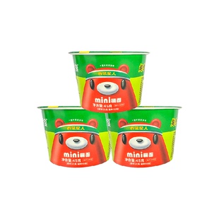 鲜香馋超香香菜方便面速食杯面mini杯碗杯早餐夜宵45g*3杯