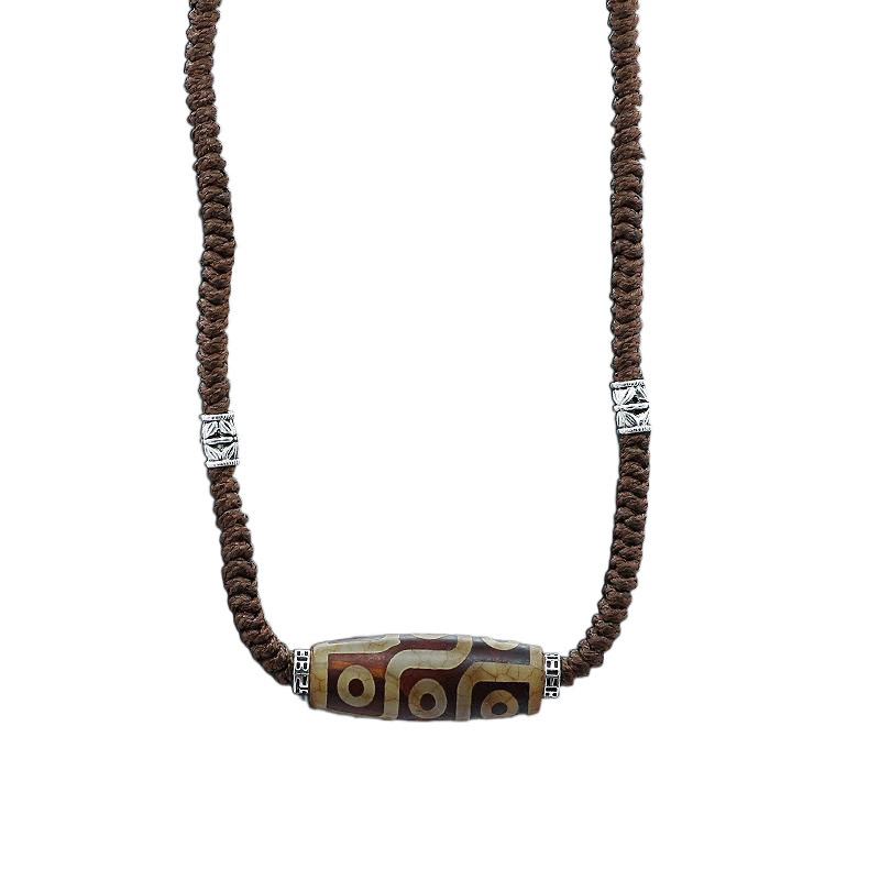 NFF天珠玛瑙陶瓷小众嘻哈风项链