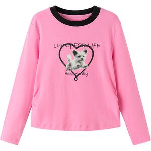 巴拉巴拉女童长袖T恤春季新款