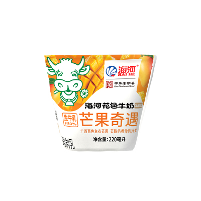 海河花色牛奶芒果奇遇220ml*10袋