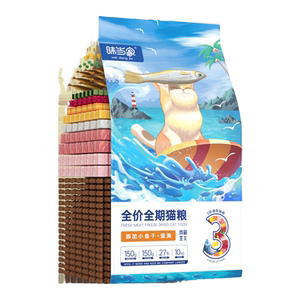 味当家全价小鱼干蛋黄猫粮
