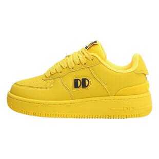 GLO BULL休闲鞋女款板鞋2025新款潮流休闲鞋黄色超好看小众厚底鞋