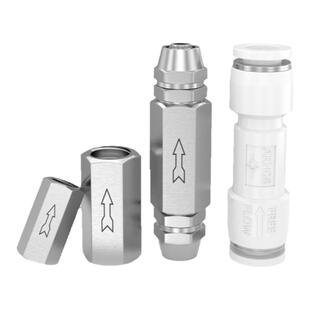 气动单向阀气体止逆阀气管气泵进气止回阀气管快速接头CV01/02/03