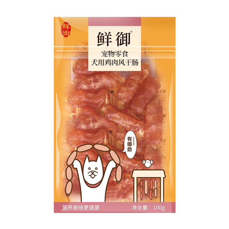 鲜御无盐训练奖励100g火腿肠