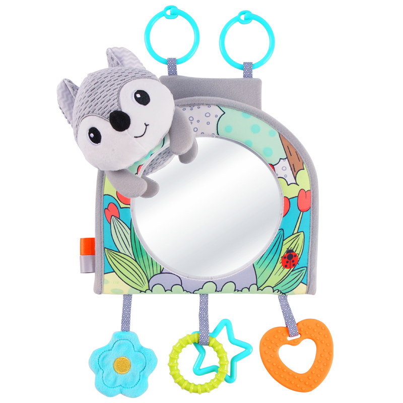 jollybaby婴儿认知镜子挂件玩具