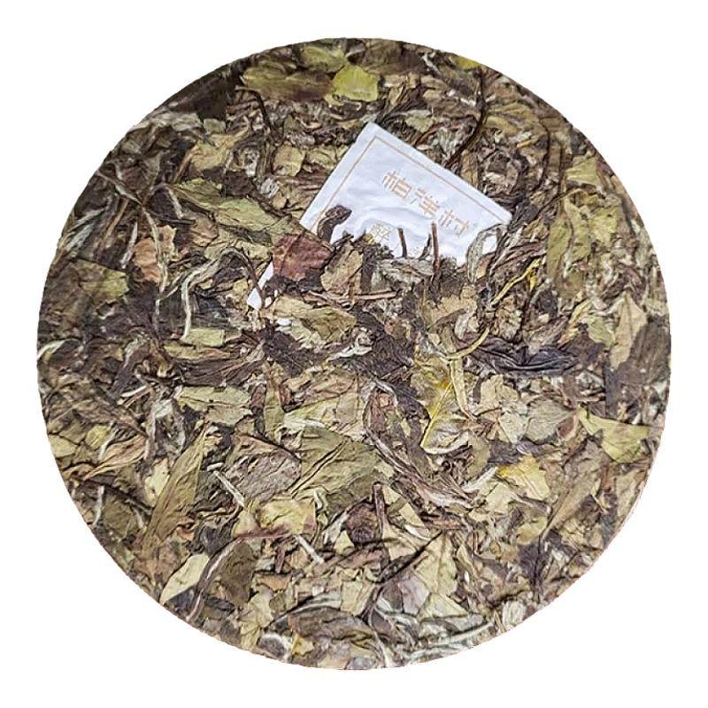 柏洋村2017年荒野茶特级福鼎白茶浓香型明前老树陈茶茶饼正品茶叶