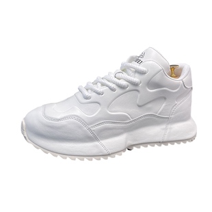 高帮老爹鞋男士厚底冬季加绒内增高小白鞋时尚潮流百搭运动休闲鞋