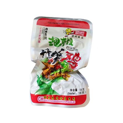 云南诚崧食品川渝风味泡椒竹笋鸡辣子鸡鸡丝豆干休闲小特产零食