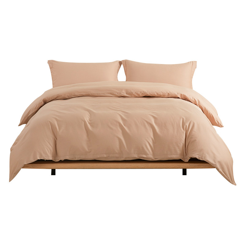 纯棉四件套床上用品纯色床单式全棉被套被罩学生宿舍单人双人新款