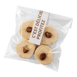 雪花酥包装袋曲奇饼干装糖果小袋子单独自封自粘司康零食独立分装