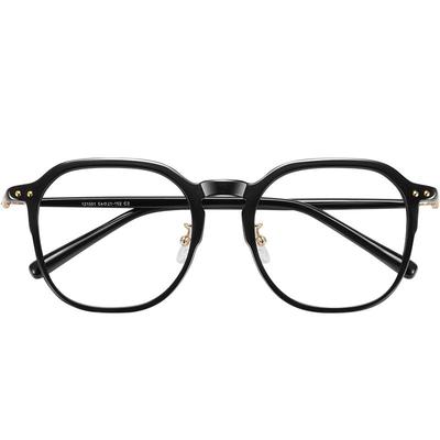 时尚黑框大脸显瘦近视眼镜