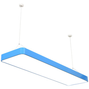 简约彩色led吊灯工作室幼儿园托儿所图书馆书店网咖舞蹈室美发店