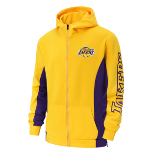 湖人公牛詹姆斯库里运动连帽宽松卫衣速干篮球训练投篮出场服外套